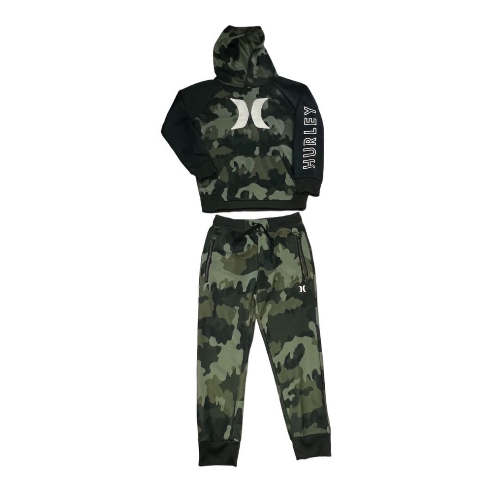 Hurley, Dri-Fit, Camo - Hoodie & Jogger Set, Size: Boys 6